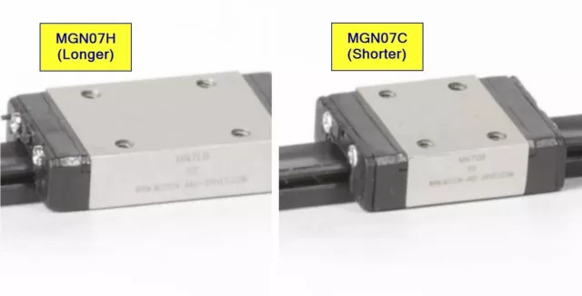 HIWIN compatible MGN07H miniature linear block - Linearführung - Linearwagen