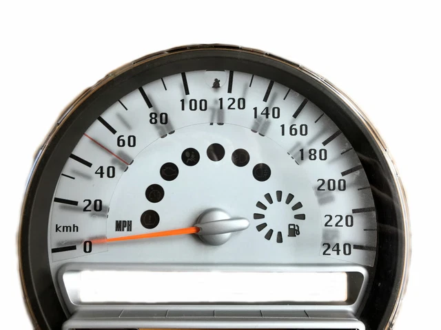 TACHO STICKER FITS for Mini One Cooper R56 Mph to Kmh 9136196 Sticker £ ...