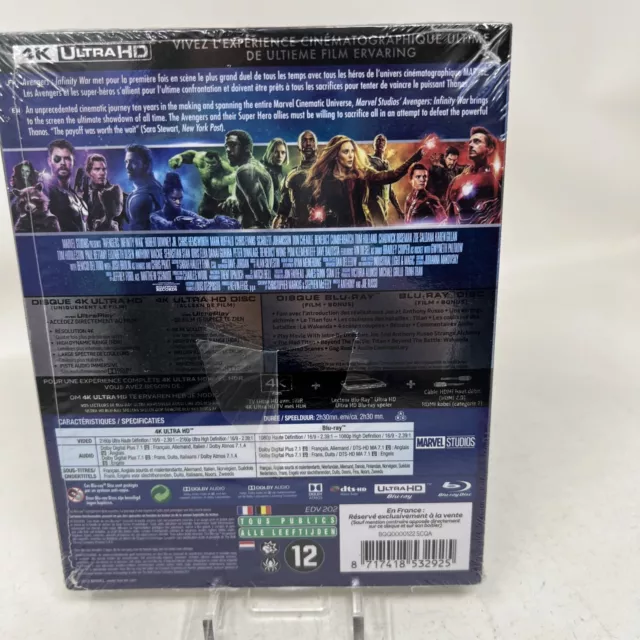 Avengers Infinity War (blu-ray + 4K Ultra HD) 2