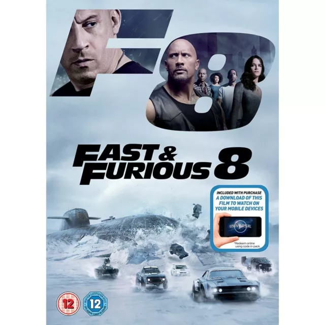 Fast and Furious 8 [DVD] [2017] DVD Value Guaranteed from eBay’s biggest seller!