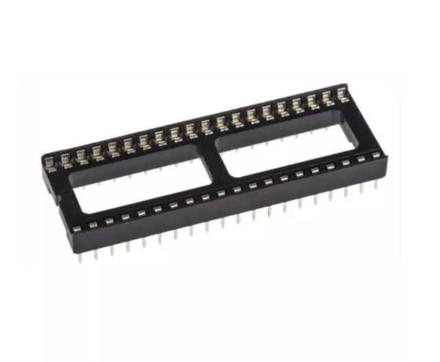 ZOCCOLO CONNETTORE DIP 40 PIN 2,54mm circuito integrato IC SOCKET adattatore