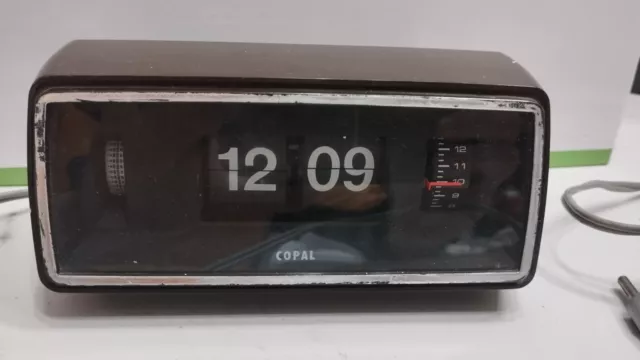 Copal Japan Flip Clock Sveglia A Cartellini Da Tavolo Vintage