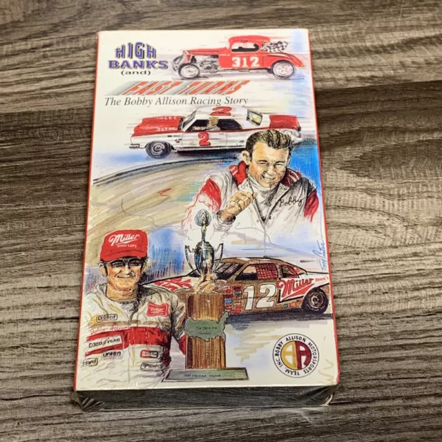 New/Sealed-High Banks and Fast Turns | The Bobby Allison Racing Story VHS, 1992