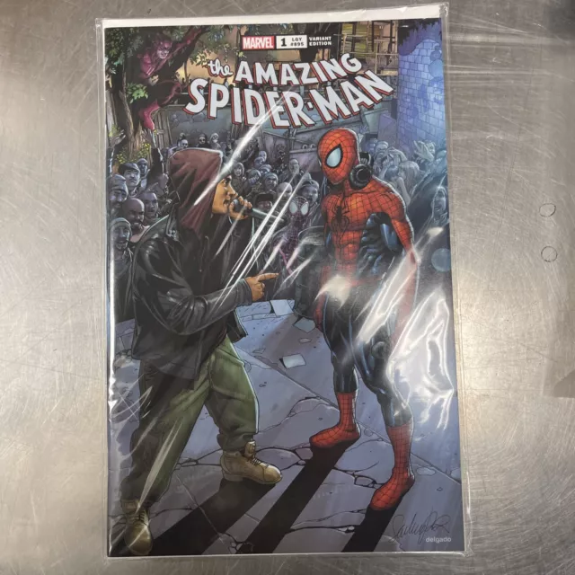 Marvel Comics THE AMAZING SPIDER-MAN (2022) #1 EMINEM Comic Book 🔥 🔥