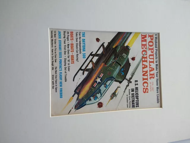 MILITARIA (1967/02) Magazine Cover US Helicopters In Vietnam (Popular Mechanics