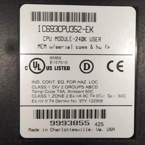 1PCS IC693CPU352-EK New CPU module（GE IC693CPU352-EK CPU
