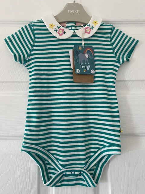 Gilet con colletto nuovo con etichette Frugi per ragazze età 6-12 mesi spedizione gratuita