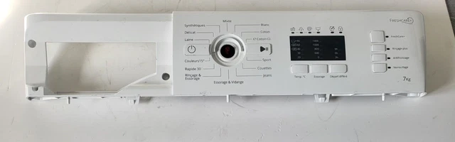 Panneau Commande + Carte Whirlpool 758469-00 Pour Lave Linge AWE9855GG