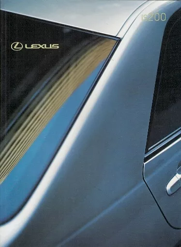 Lexus IS 200 Saloon 2000-01 UK Market Sales Brochure S SE Sport