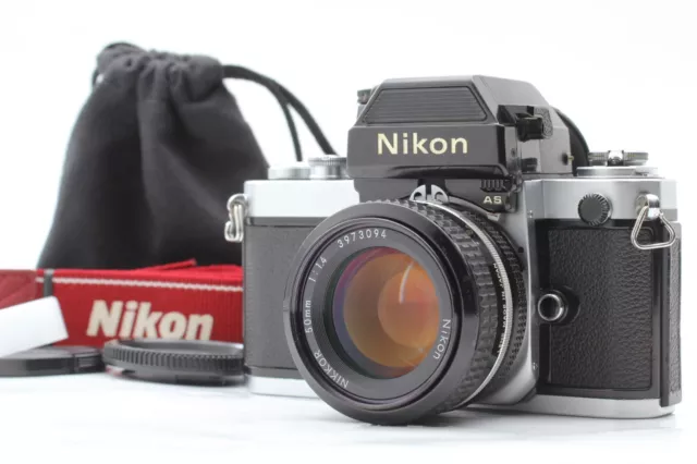 Read! 【Near MINT Lens】 Nikon F2 Photomic AS SLR Camera Ai 50mm F1.4 From Japan