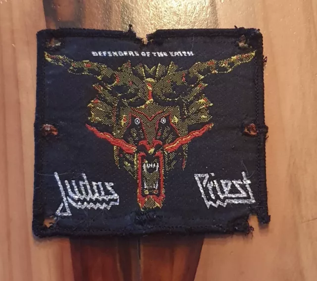 JUDAS PRIEST Vintage 80s Heavy Metal Patch Aufnäher Kutte Battlevest, Maiden