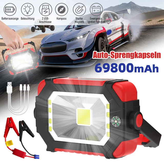 Caricabatterie auto veicolo 1000A 12 V Jump Starter 69800mah booster powerbank