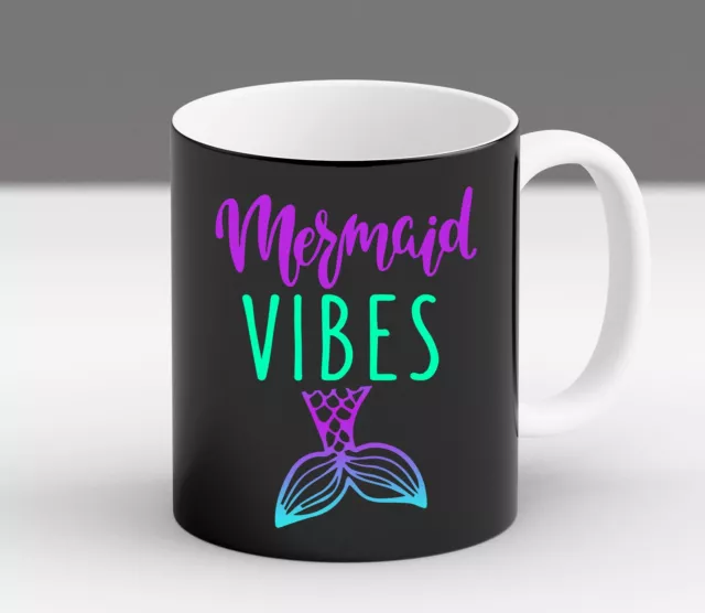 Mermaid Vibes Cute Womens Gift Mother Mom Mermaid Costume Coffee Mug