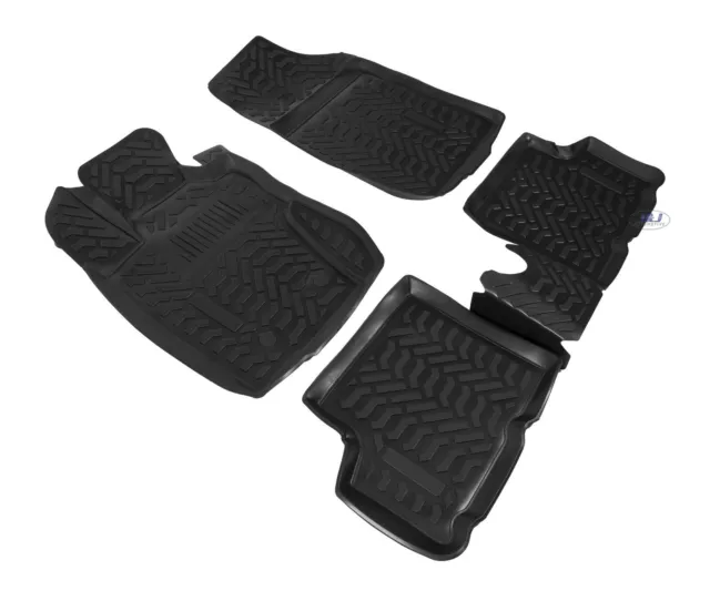 3D EXCLUSIVE TAPIS DE SOL EN CAOUTCHOUC POUR DACIA DUSTER 4WD  2010-2014   4pcs