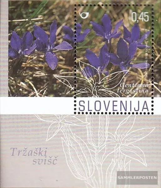 Slowenien Block37 (kompl.Ausg.) postfrisch 2008 Karstpflanzen