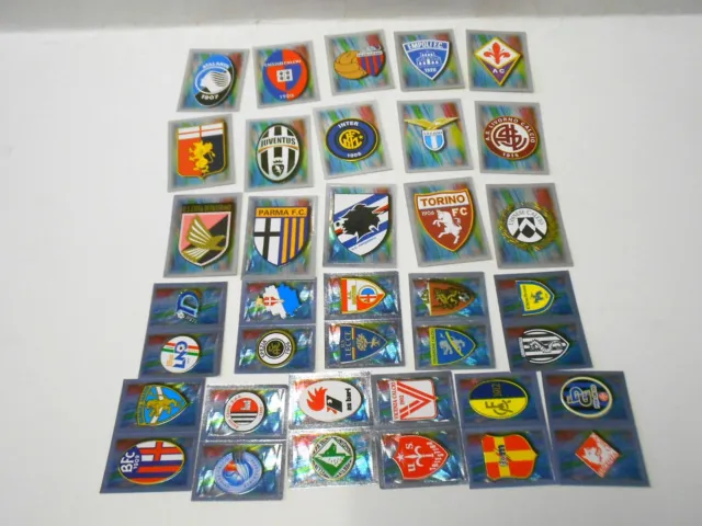 CALCIATORI panini 2007-2008 07 08 lotto 26 scudetti misti A e B