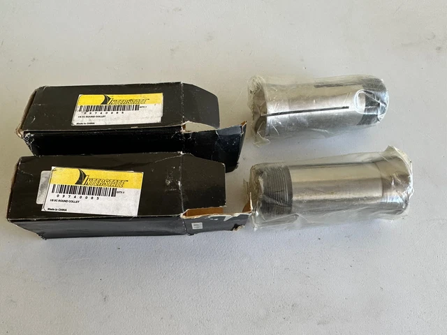 Lot Of 2 Interstate 09740084 5C Round Collet 1/8" New In Box!