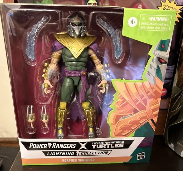 Power Rangers X TMNT Morphed Shredder Green Ranger Lightning Collection Figure