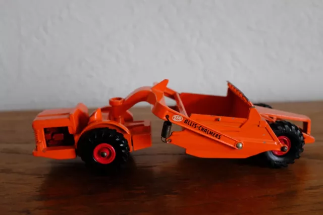 Modellauto Matchbox Kings Size Allis-Chalmers Motor Scraper 60er Jahre rot