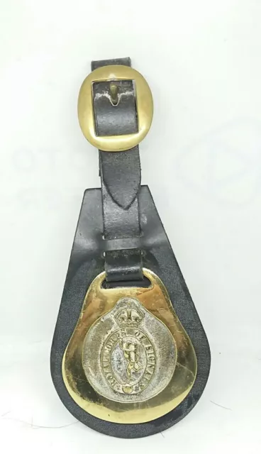 Royal Corps Of Signals Horse Brass On Martingale Strap UK Military