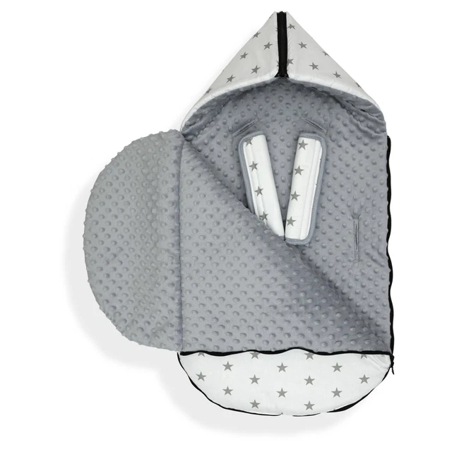 Universal Babywagen gemütliche Zehen Luxus Kapuze Fußmuff & Schulterpolster SET
