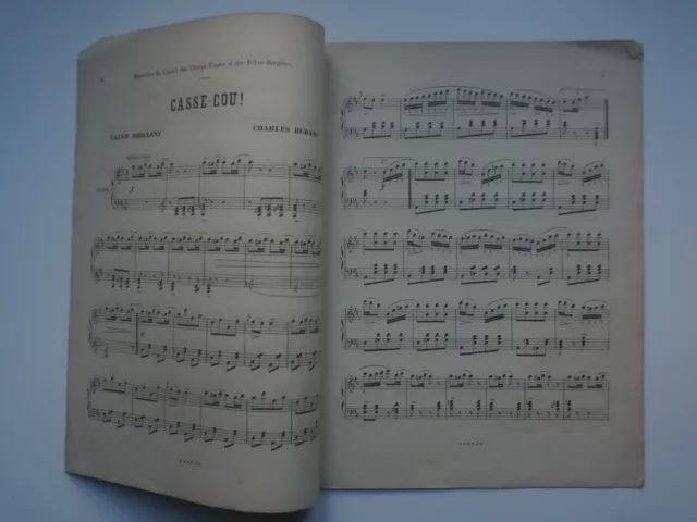 Charles Hubans-Partition De Musique-Casse-Cou-Galop Pour Piano- Folies Bergeres 3