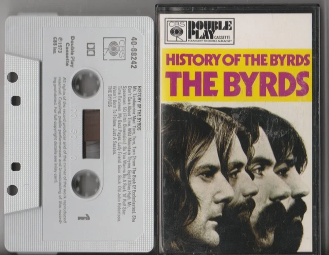THE BYRDS 'HISTORY Of The Byrds' Double Play Cassette Album (Reissue) £0.99 - PicClick UK