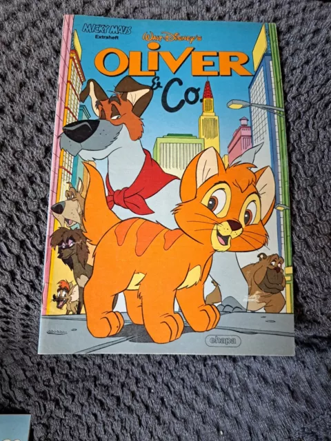 Micky Maus Beilage • Oliver & Co. • Disney Film Klassiker • Extraheft 48 Seiten