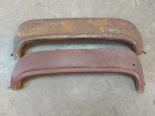 1955 1956 Ford Fender Skirts Original 55 56 Ford Steel Flush Mount Used Pair OEM 1955 1956 Ford Fender Skirts Original 55 56 Ford Steel Flush Mount Used Pair OEM