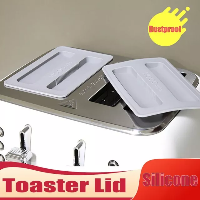 Silicone Toaster Cover Sealed Toaster Dust Protector Durable Toaster Lid