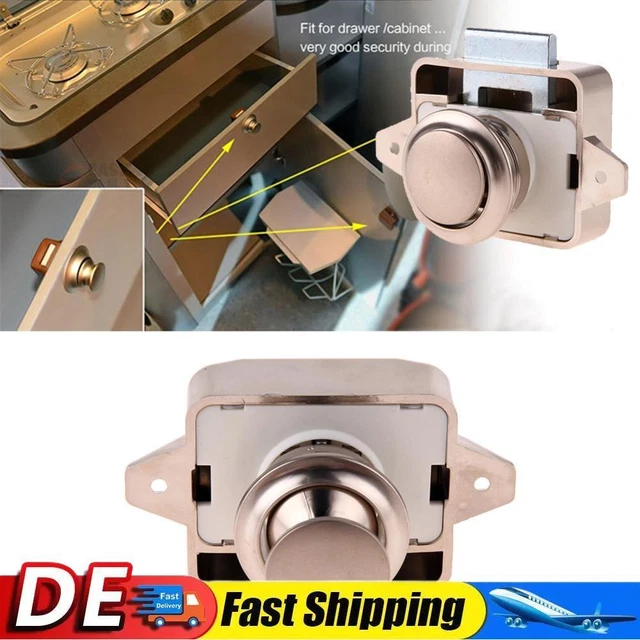 Druckschloss Für Wohnmobile & Boote - Schlüssellos & Einfach Zu Montieren