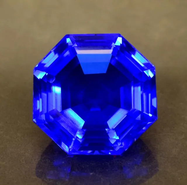 43,30 ct AAA+ certifié naturel brillant bleu tanzanite pierre précieuse en...