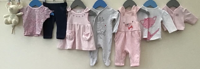Baby Girls Bundle Clothing Age 0-3 M&S George Debenhams Next