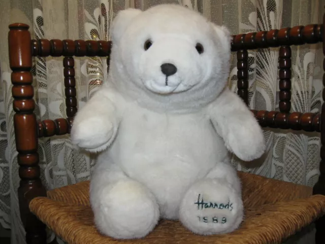 Harrods 1989 Christmas Polar Bear Footdated New Rare Large 12 inch