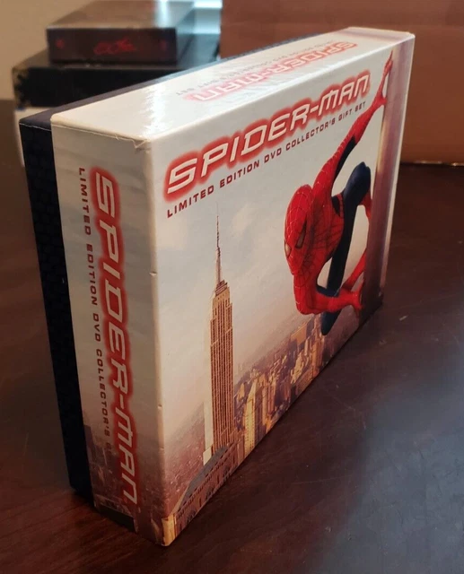 Spiderman Limited Edition DVD Collectors Gift Set 2002 with Comic Negative Art