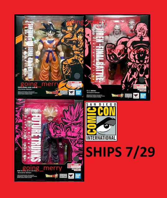 2024 SDCC S.H Figuarts Dragon Ball .. Goku/Gohan Trunks Jiren Presale