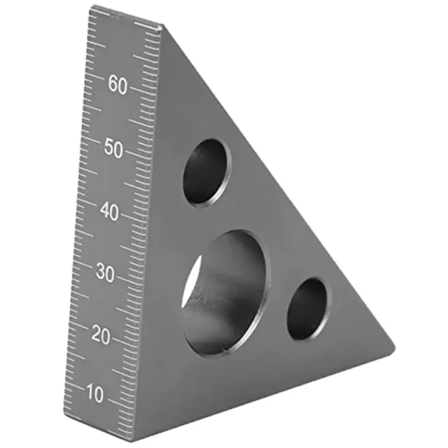 RèGle Triangulaire en Alliage D'Aluminium de 45/90 DegréS pour le Travail D5849