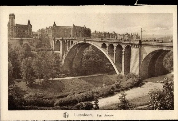 Ak Luxemburg Luxembourg, Pont Adolphe - 2703922