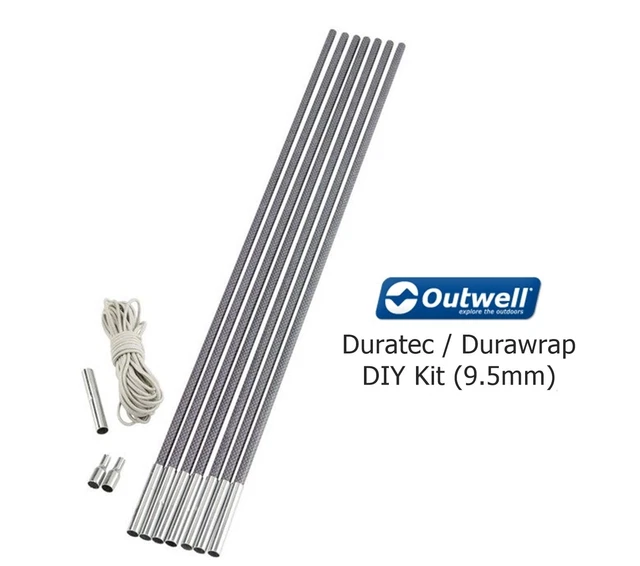 OUTWELL DURATEC / Durawrap "Do it yourself kit" 9.5mm Fibreglass Poles