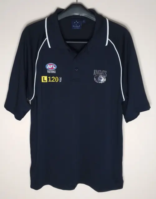 Authentic Northern Knights FC Team Polo Shirt Men's Large AFL Victoria