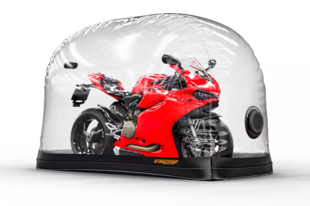 Amazon Protection Motorcycle Inflatable Capsule Bubble Cover 86.6"x39.3"x59.1"