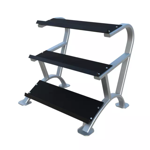 Elite 3 Tier Dumbbell Rack Commercial Grade | 400kg Capacity