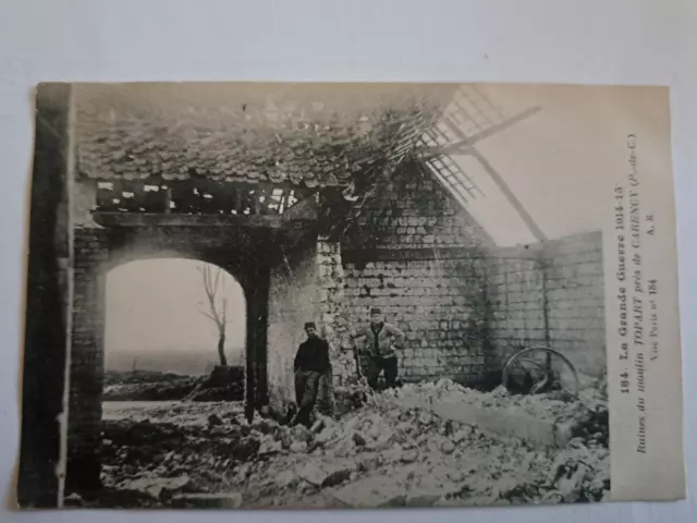 CPA Ruines du Moulin TOPART pres de Carency dept-62