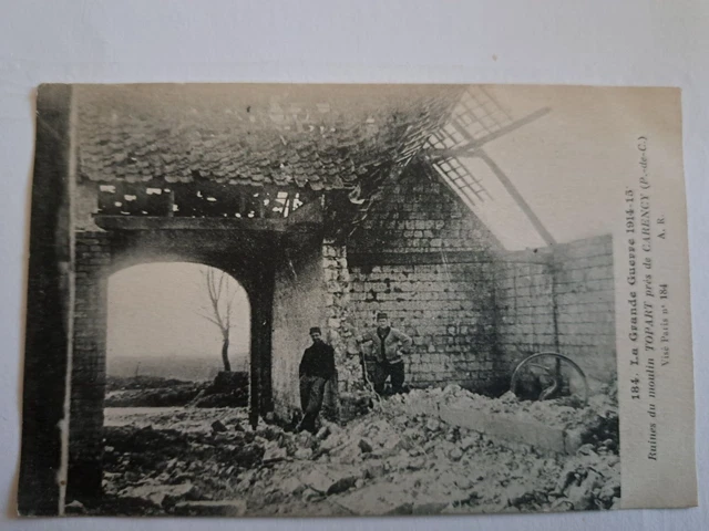 CPA Ruins du Moulin TOPART near Carence dept-62