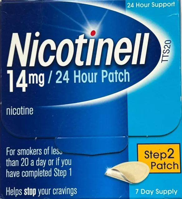 Nicotinell Patch Nicotine Parches Paso  1 2 3  Envio Hoy 7 parches MEJOR PRECIO