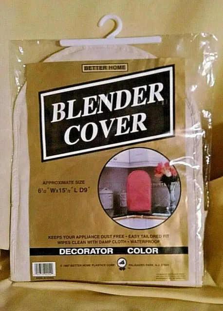 Blender Cover New Nos 1997 Cream Off White Better Home Plastics 6 1/2X15 1/2X9".