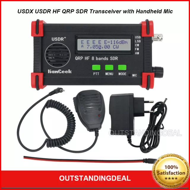 USDX USDR HF QRP SDR Transceiver SSB/CW/FT8 Transceiver 10-Band 5W DSP SDR