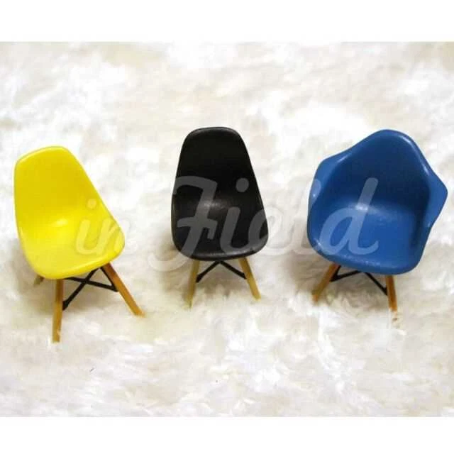 REAC Japan Interior Collection 1/12 Scale Miniature Designer 3 Piece Set Chair