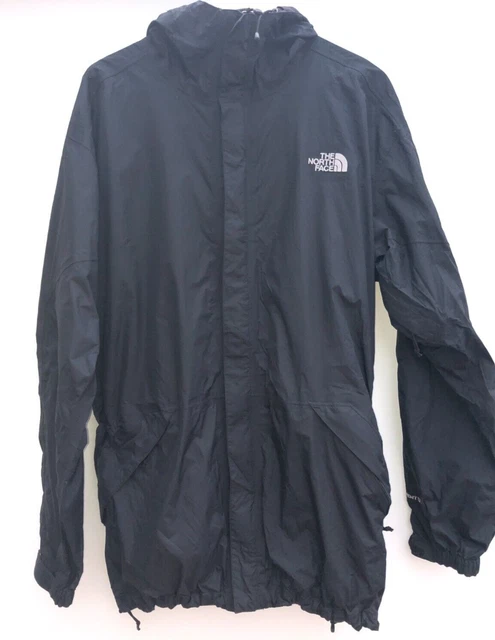 THE NORTH FACE HYVENT DT Black Lightweight Rain Jacket Coat Size Men's XL