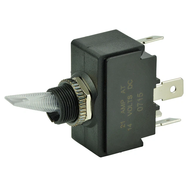 Interruptor de palanca Bep Marine 1001906 iluminado Spst rojo LED 12V ENCENDIDO/APAGADO